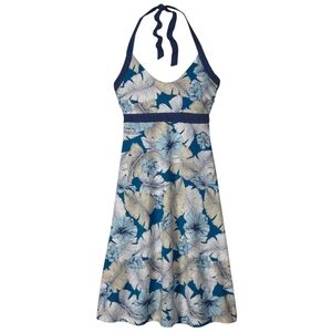 Patagonia Worn Wear Iliana Halter Womens Med Babydoll Floral Boho Y2K Cottage